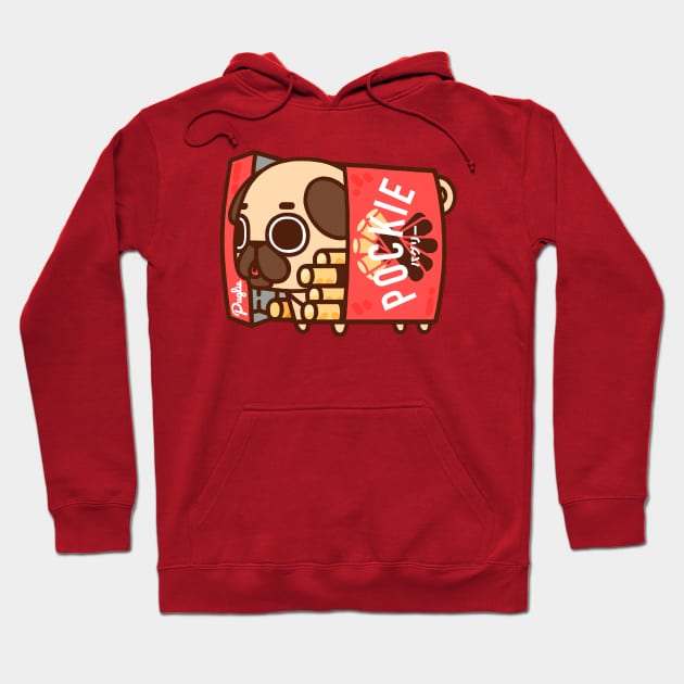 Pocky Puglie Hoodie by Puglie Pug 